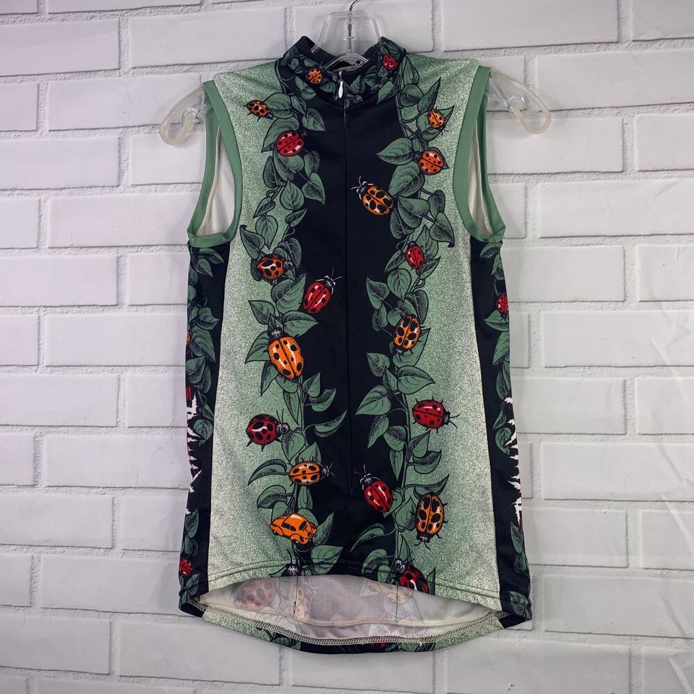 Primal Wear Women's Ladybug "You Bug Me" Cycling Jersey Bike Shirt size small